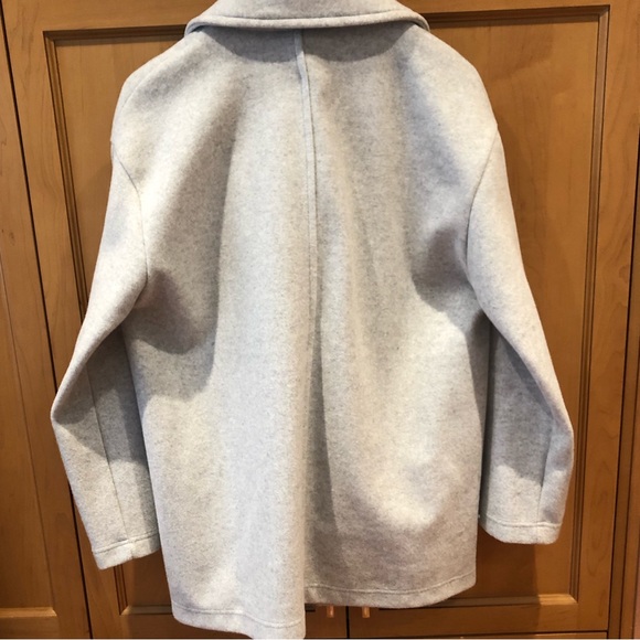 Zara basic oatmeal coat - Picture 5 of 5